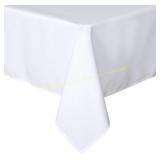 8ct Sancua Rectangle Tablecloth, 60x84 White