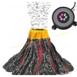 Uniclife Aquarium Volcano Ornament Kit LED
