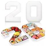 Charcuterie Number Trays 10" Graduation Party