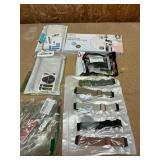6pc lot : 2 phone cases, cheese knife, data cable,