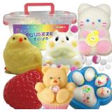 Big Taba Squishy 6Pack Strawberry Cat Set