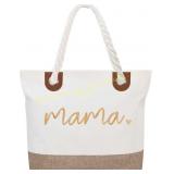 GhvyenntteS Mama Bag, Mom Tote with Zipper Top