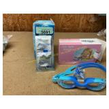 Kids swim goggles, & 20 ct cooling patches