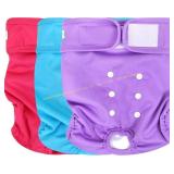 3ct Wegreeco Premium Dog Diapers Female, & 4pc mom