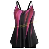Hanna Nikole Tankini Swimsuits Two-Piece, XL