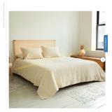 King Avacado organic 3 piece coverlet set