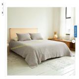 King Avacado organic 3 piece coverlet set