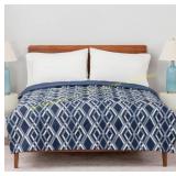 Herringbone Microfiber Blanket - Twin