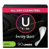 U by Kotex Super Pantiliners 90ct