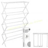 ZOES HOMEWARE 4-Tier Drying Rack, Portable