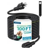 100ft Extension Cord, ct 3 filter, hose acc.