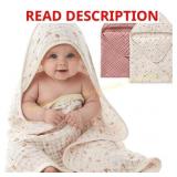 Blissful Diary Muslin Baby Hooded Towel 2 Pack