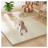 Baby Play Mat 1.3" Foam Rug, Non-Slip, 50x50"