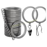BlastHome Luxury Curtain Rings, 18 Pack