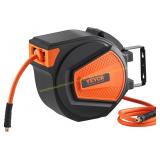 VEVOR Retractable Air Hose Reel 3/8x50FT, W/ air d