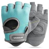 VINSGUIR Breathable Workout Gloves, Grip Pads