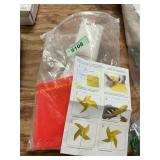 50ct red pinwheel kit W/ folding instructions