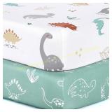 BROLEX Pack n Play Sheets, 2-Pack