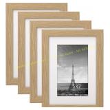 5x7 Gallery Frame Collage, Natural Oak 4-Pack