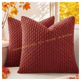 Kevin Textile Corduroy Throw Pillows 20x20