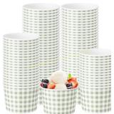 Funnymoom 100 Pack Sage Green Cups 9 oz