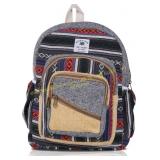 Marubhumi Natural Hemp Multi-Pocket Backpack