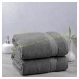 2ct Purely Indulgent Bath Towels Brown