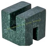 Creative Co-Op Marble Cookbook Stand, Green