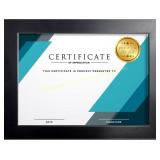 LaVie 8.5x11 Picture Frame, Black, Plexiglass