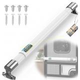 Adjustable RV Screen Door Handle Bar - White