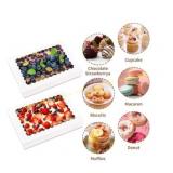 Bakery Boxes with Window, 14x10x2.5 White