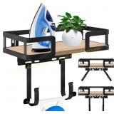Ironing Board Hanger, Wall Mount (Black)