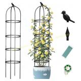 Obelisk Trellis for Garden Plants, 6ft (2pc)