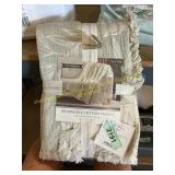 Reversible cotton throw