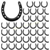 Shimeyao Cast Iron Horseshoes (Black)