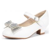 Hehainom Girls Mary Jane Dress Shoes Sz 1