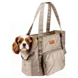 Dog Purse Carrier for Small Dogs, Camel