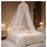 Bed Canopy with Lights for Girls Princess
