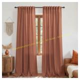 1 panel Terracotta Curtains 84"