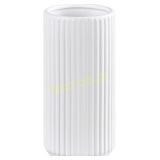 AMBER TIMEFOTO Ceramic Vase, 6" Ribbed