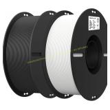 1.75mm Filament 2-Pack, Ender PLA, White/Black