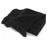 RECYCO Chenille Throw Blanket 60x80