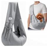 Dog Sling Carrier for Small Dogs & Cats, & adjusta