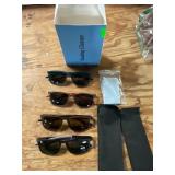 4ct. Reading Bifocal Sunglasses W/Sleeve, +2.00