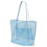 KALIDI Oversized Beach Tote, Semi Mesh 35L