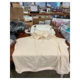 Size lg short sleeve ivory shirt
