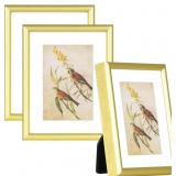 4ct. Gold Frames Tabletop/Wall, 4x4