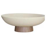 LIN CHUAN Decorative Bowl, Resin Pedestal