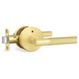 Goldenwarm 4ct Gold Door Handle, Knurled Lever, ke