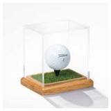 Prestige Oak Golf Ball Display Case   Display, No